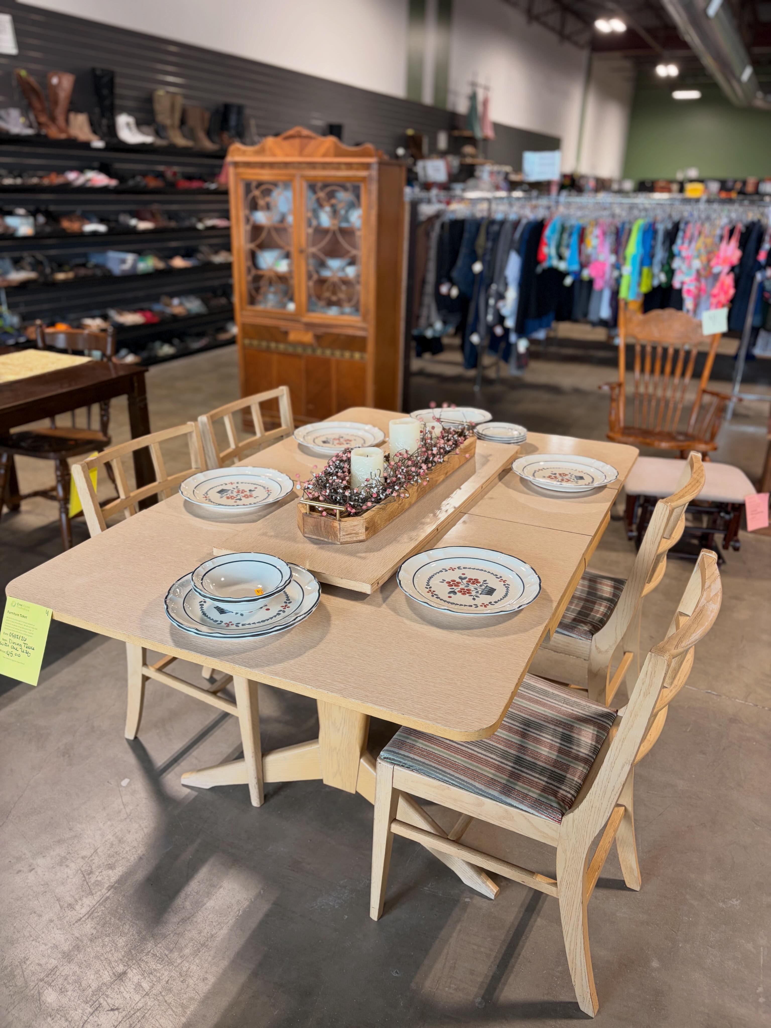 One Vision Thrift Store - Waterloo Facebook ad: FURNITURE ALERT