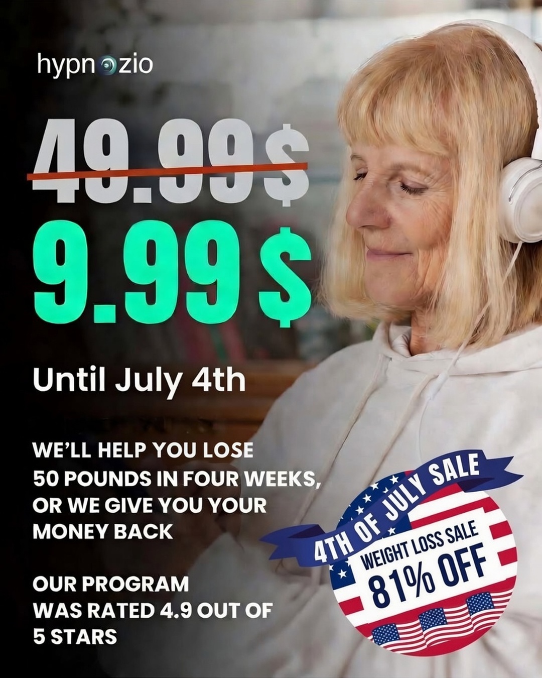 Hypnozio: power of hypnotherapy Facebook ad