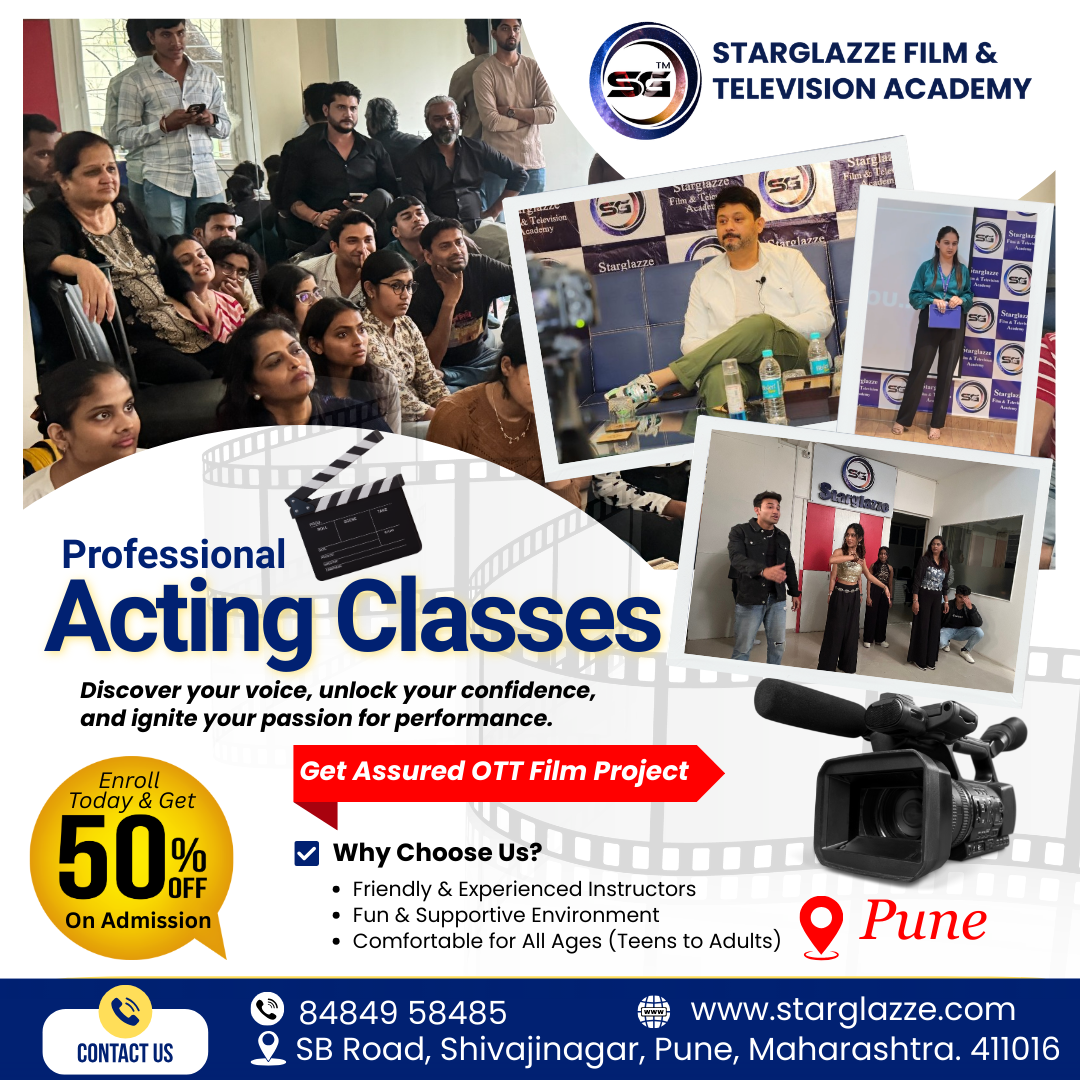 Starglazze Film and Television Academy Pvt limited Facebook ad: Become a Professional Actor