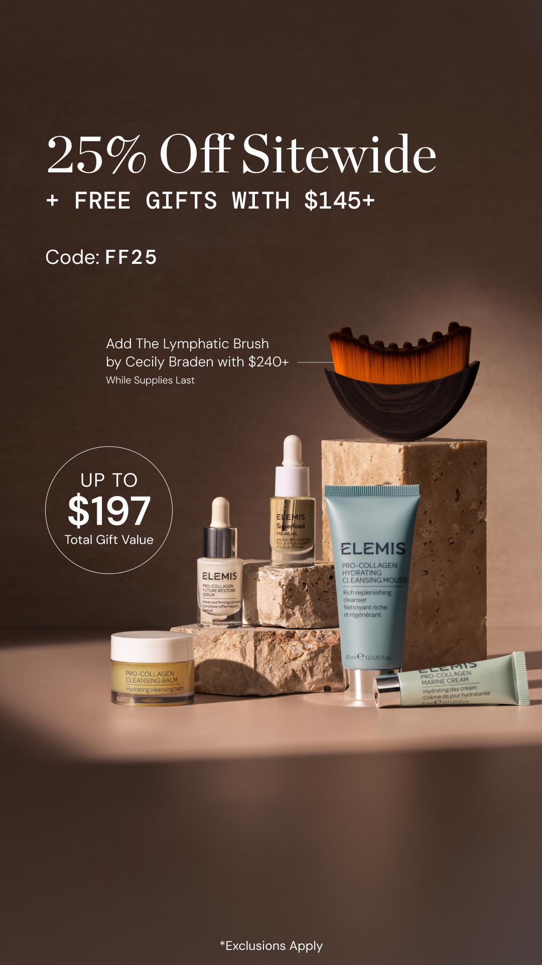 Elemis Facebook ad