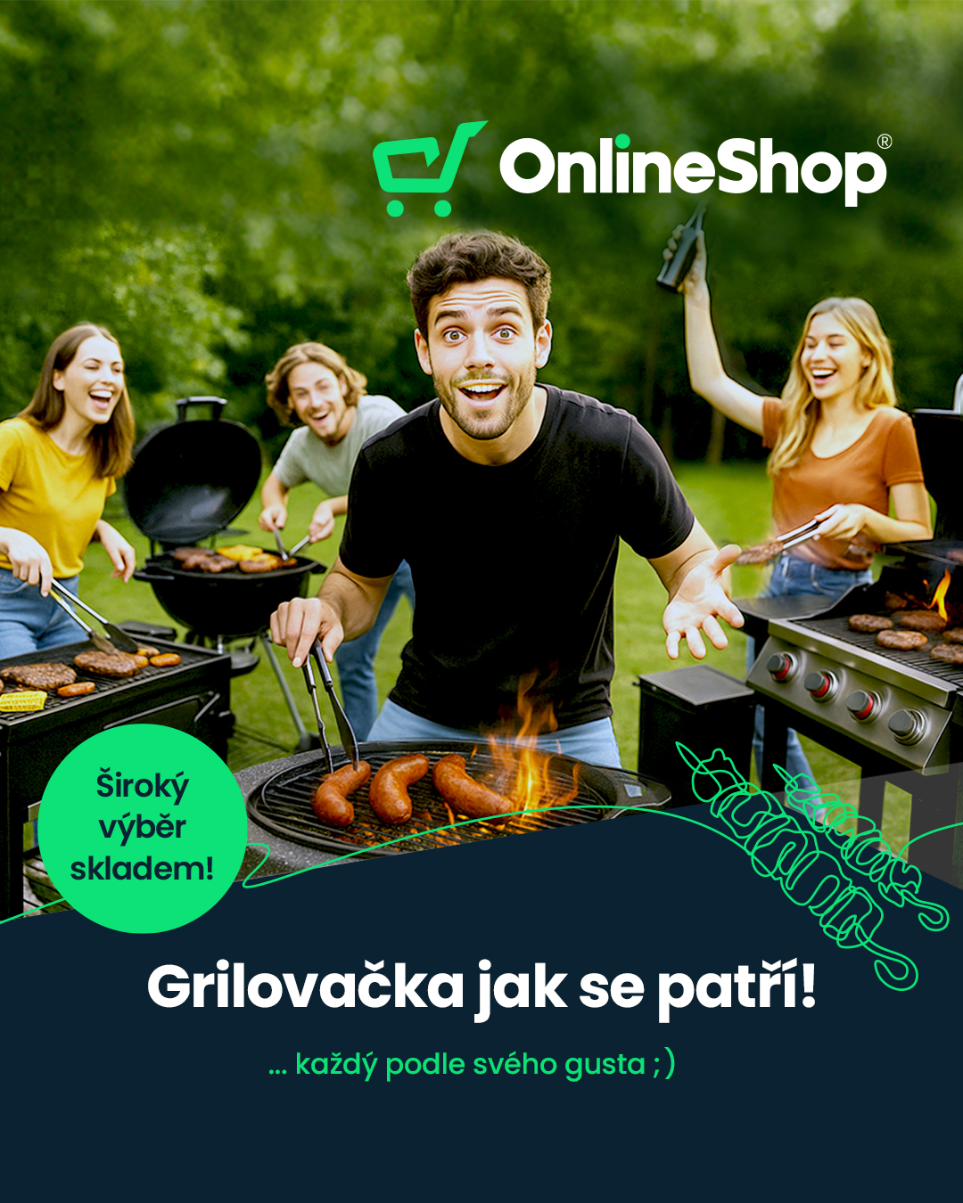 OnlineShop.cz Facebook ad
