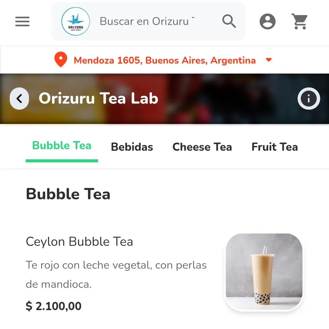 Orizuru Snack Station Facebook ad: Te gusta las bebidas que preparamos?