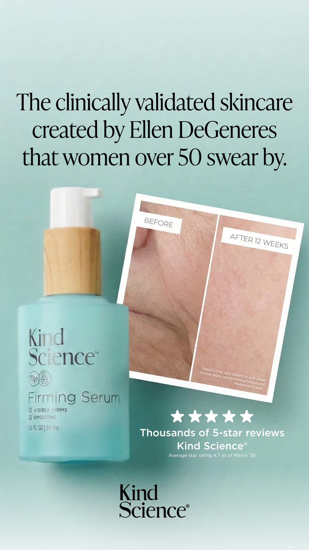 Kind Science Facebook ad