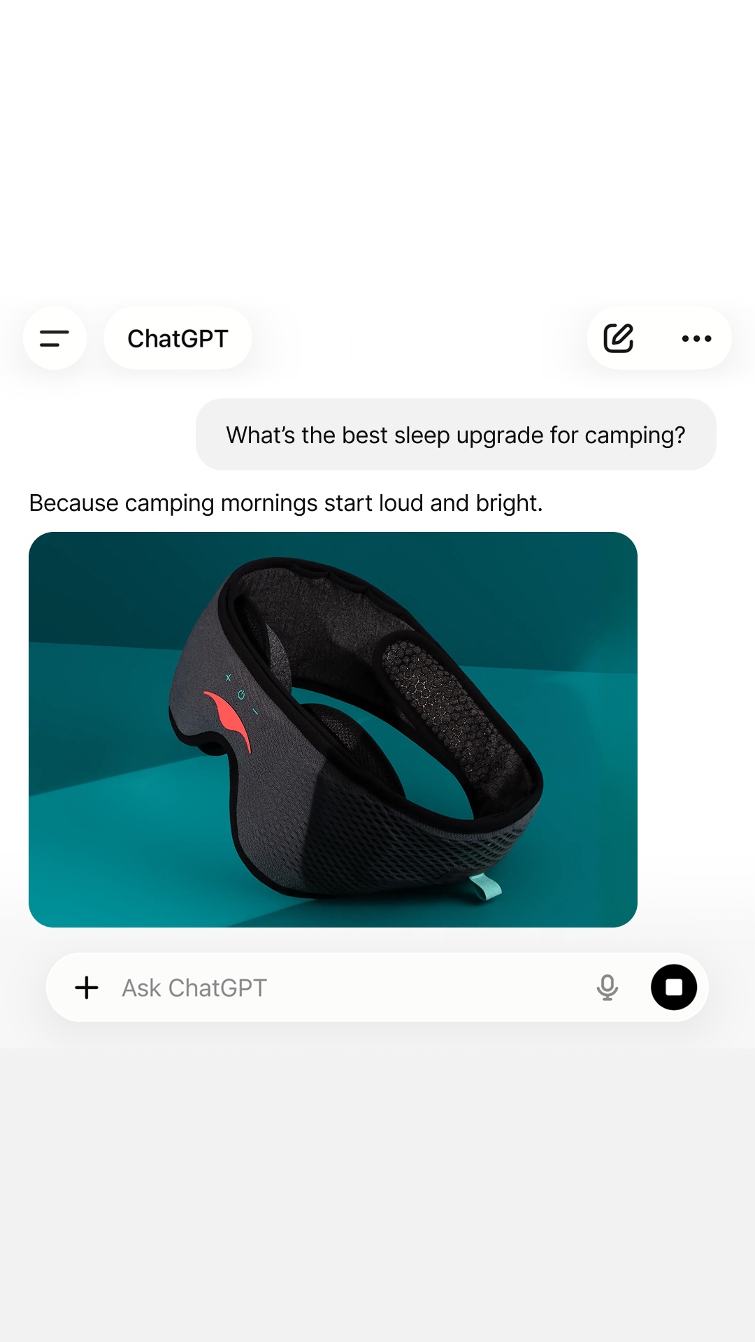Manta Sleep Facebook ad