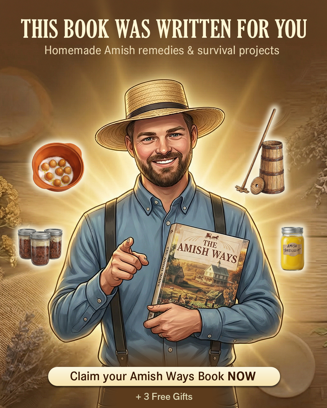 The Amish Ways Facebook ad
