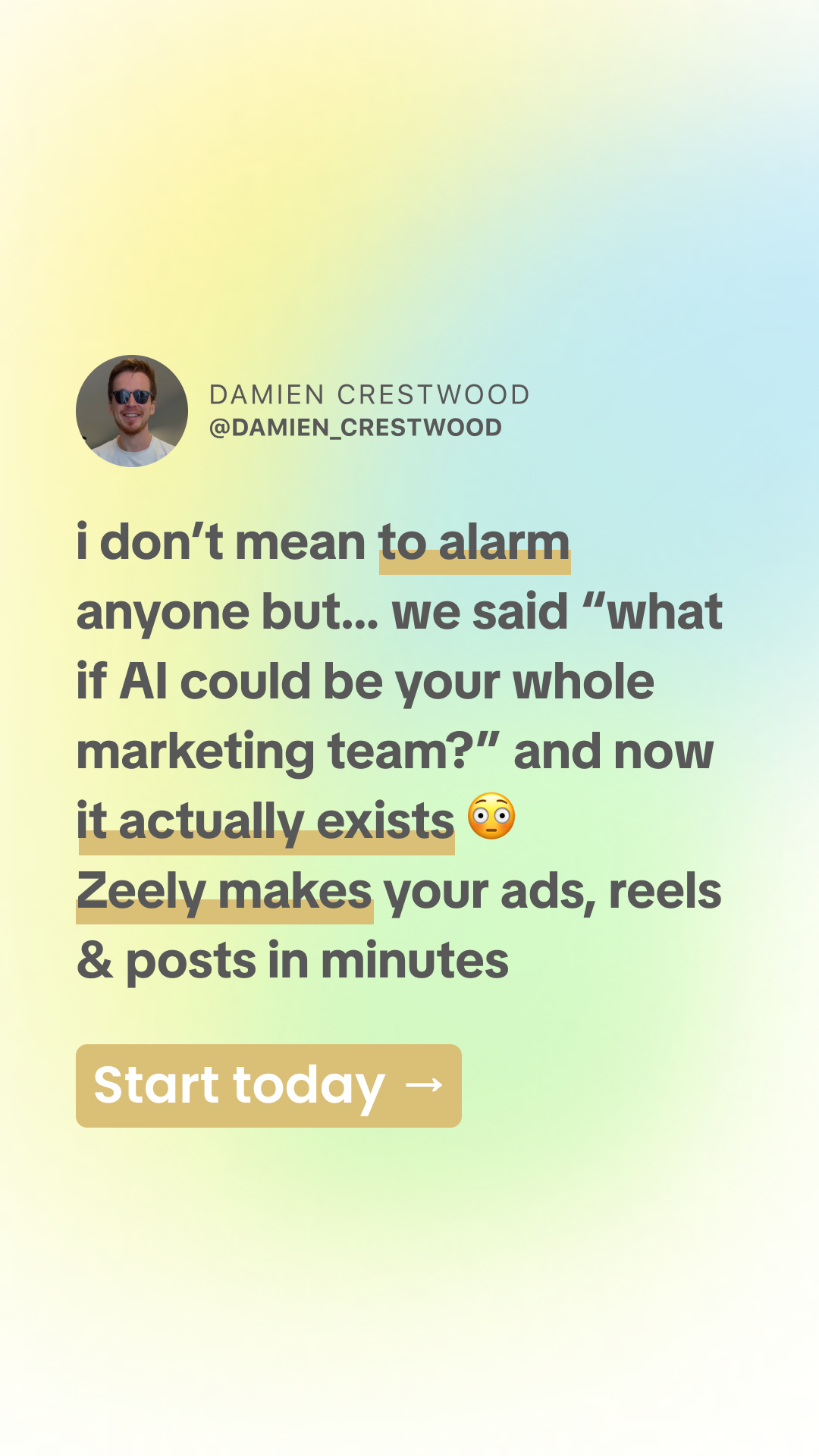 Zeely Facebook ad