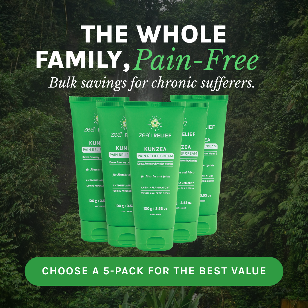 Zea Relief Facebook ad
