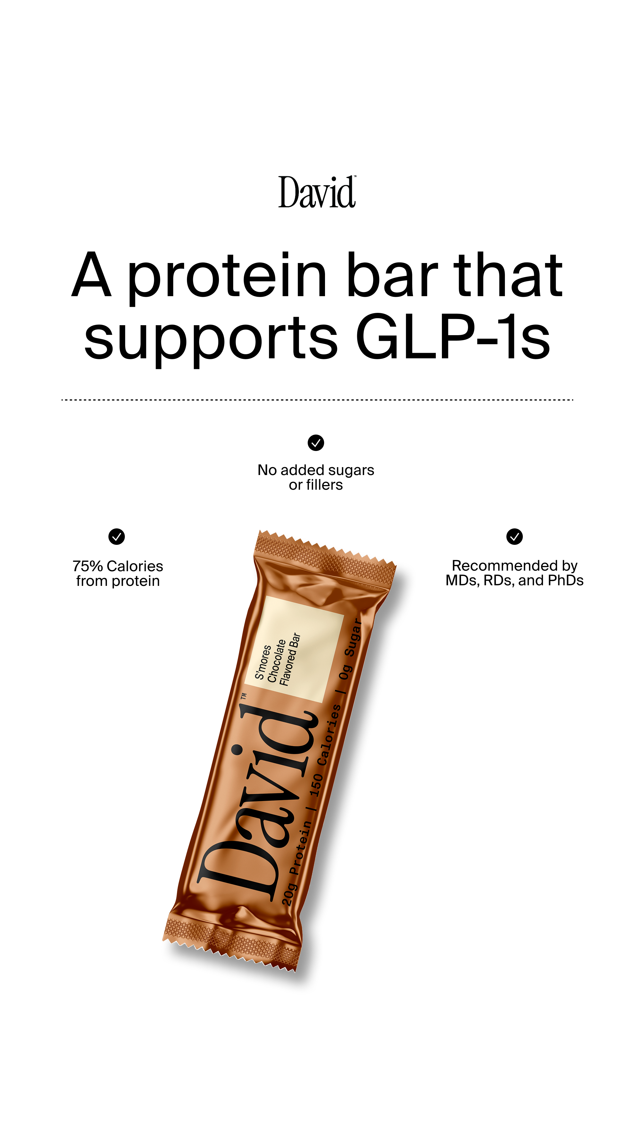 David Protein Facebook ad