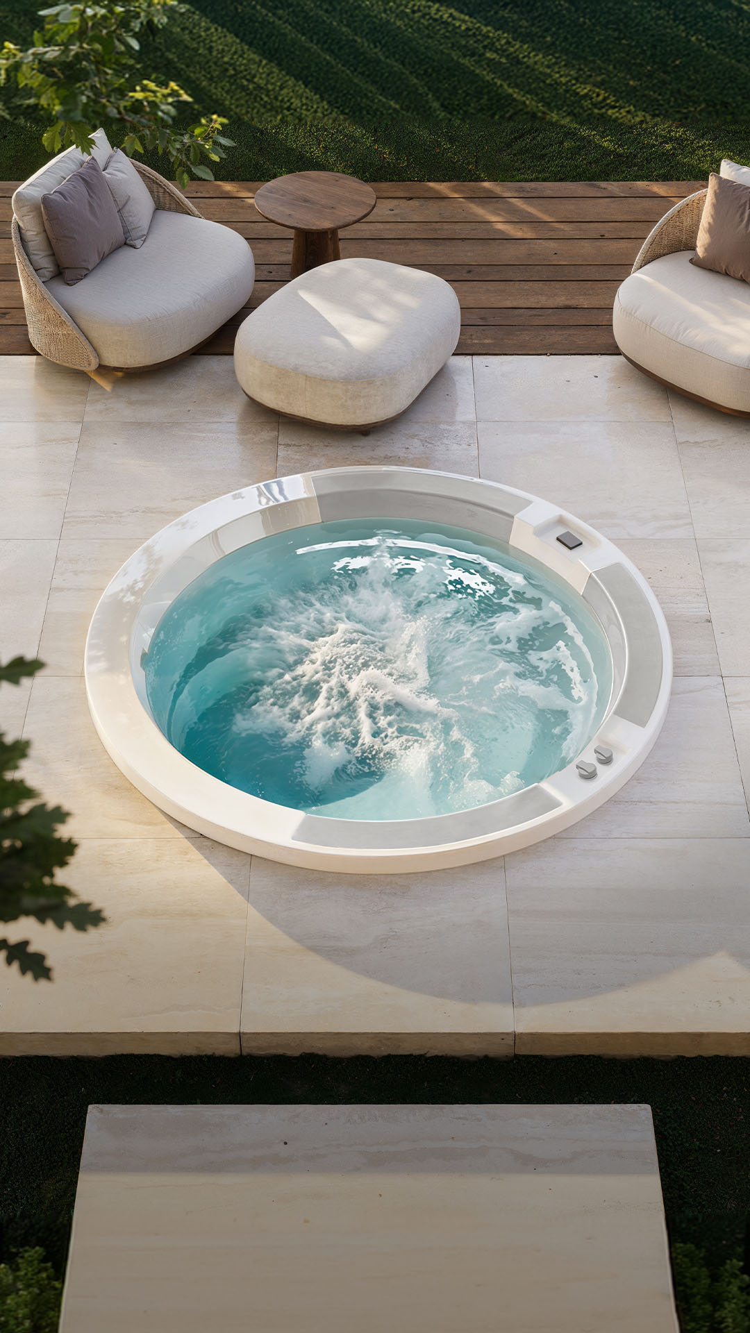 Treesse Facebook ad: Exclusive, evocative, high-performance spas, elegant…