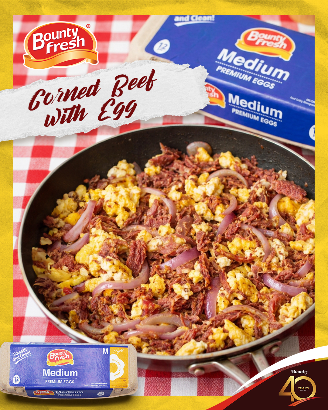 Bounty Fresh Facebook ad: Easy brekkie meal ba?