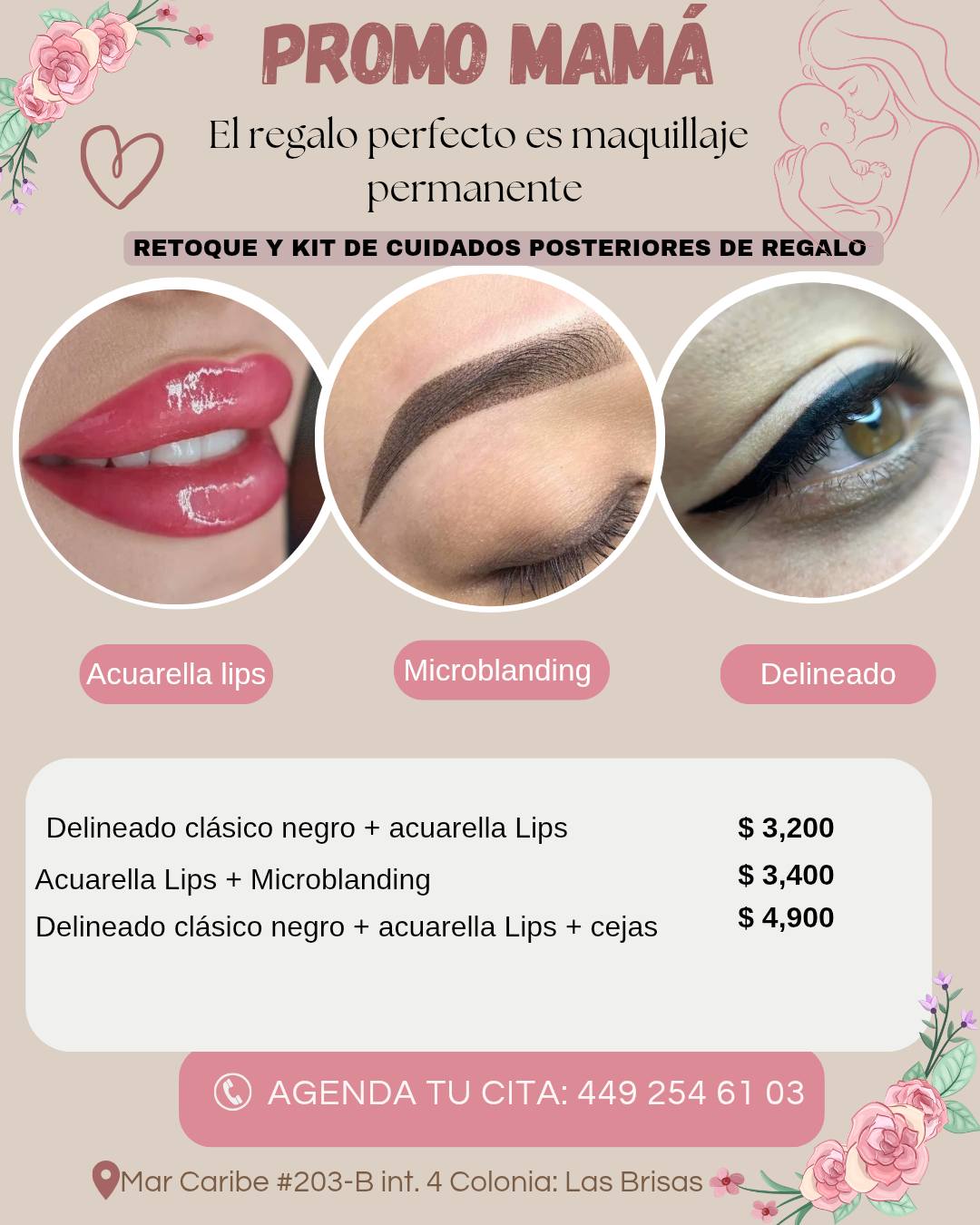 Belmont Studio Facebook ad: MAMÁ MERECE LO MEJOR