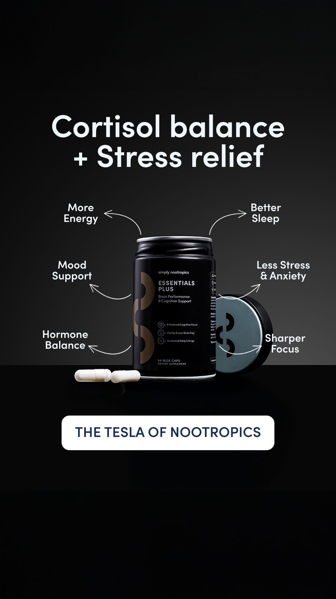 Simply Nootropics Facebook ad