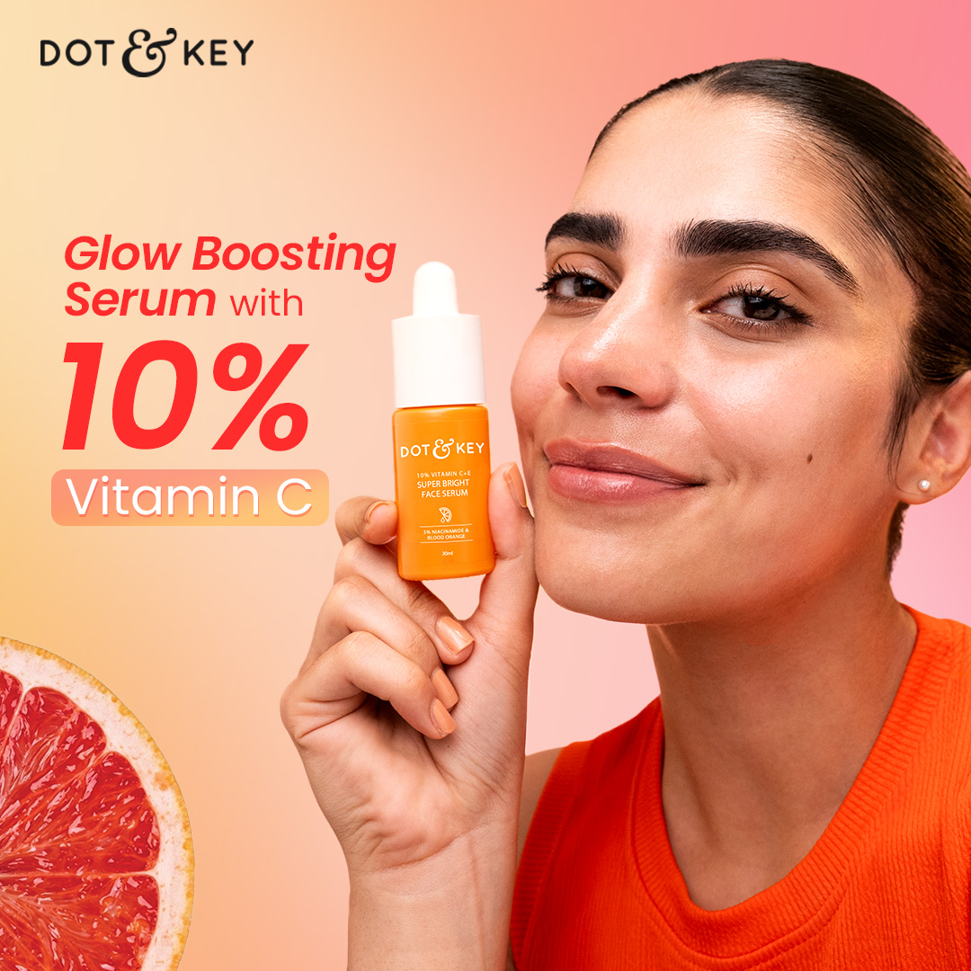 Dot & Key Facebook ad: 10% Vitamin C Face Serum