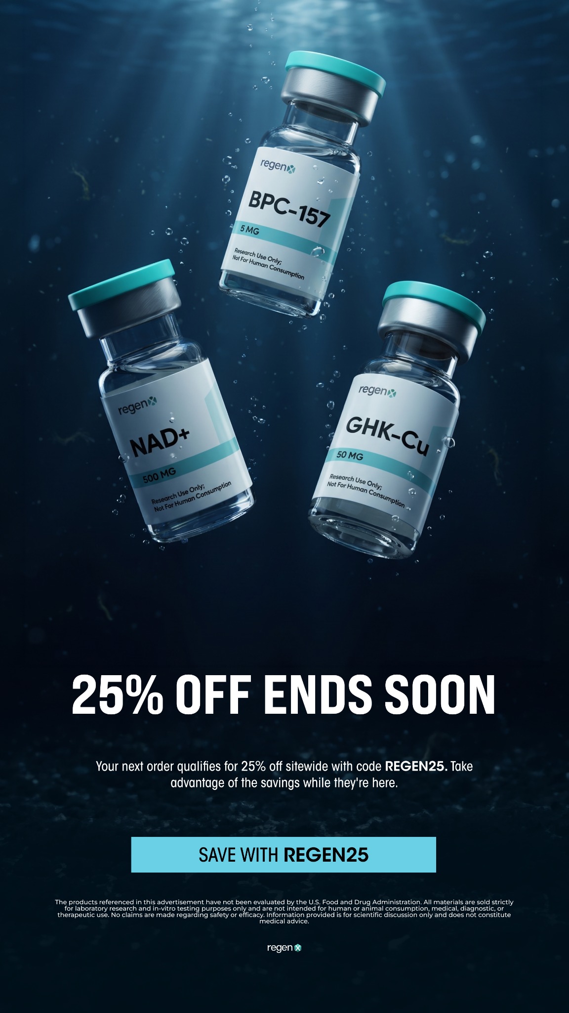 Regenx Facebook ad from Jul 11, 2026