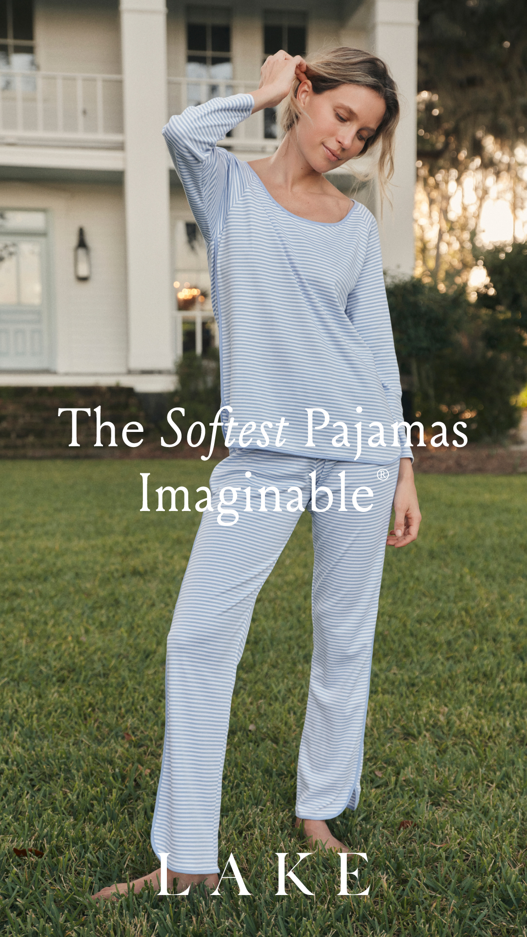 LAKE Pajamas Facebook ad