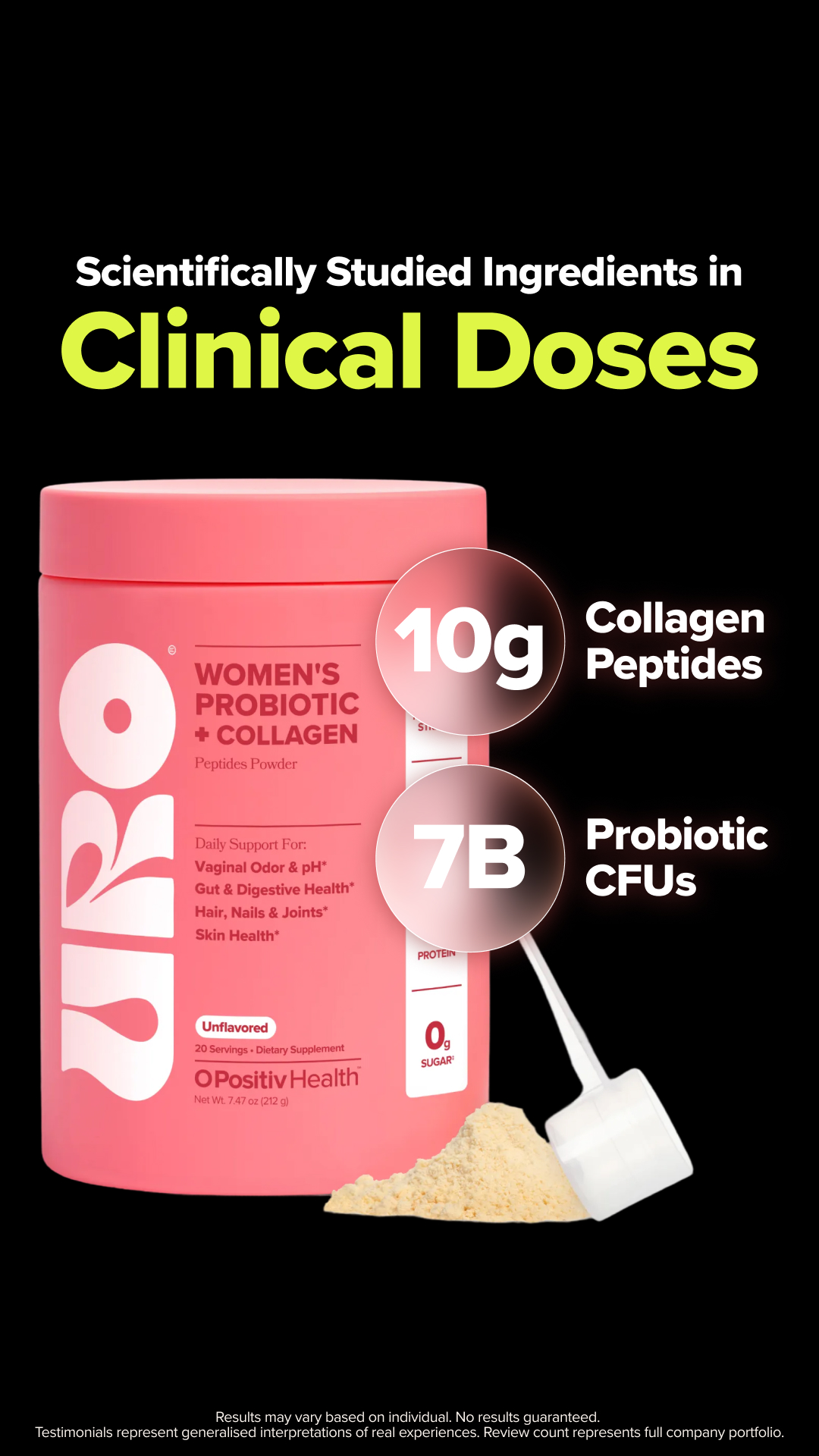O Positiv Health Facebook ad