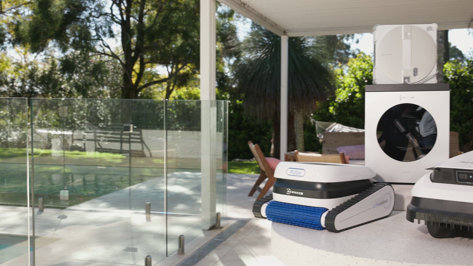 ECOVACS ROBOTICS Facebook ad: Precision Edge-to-Edge Mowing!