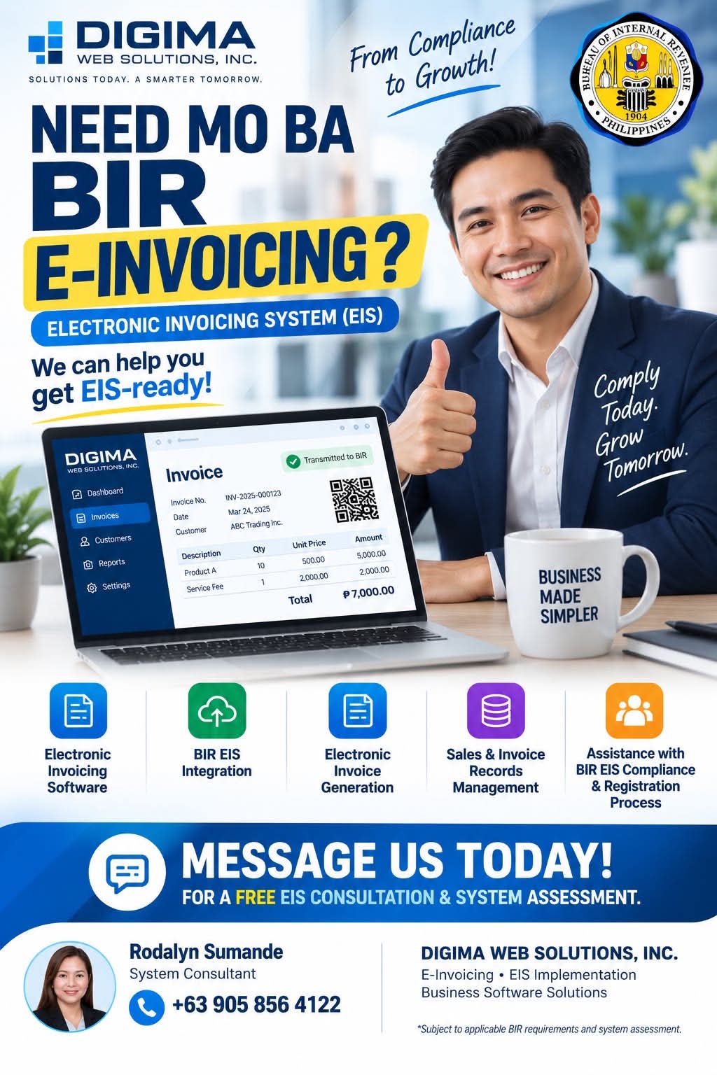 Digima Accounting Software Facebook ad: Avail Now!
