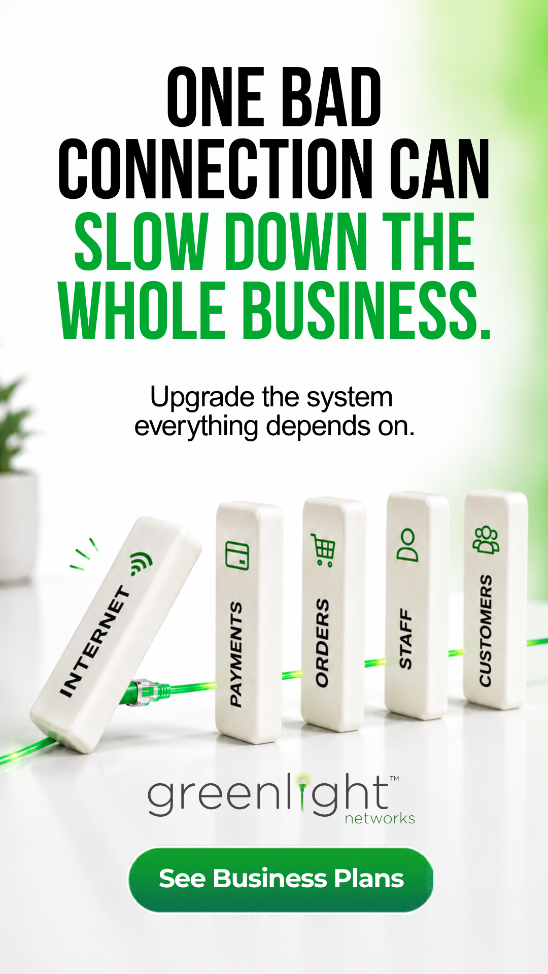 Greenlight Networks Facebook ad from Jun 1, 2026