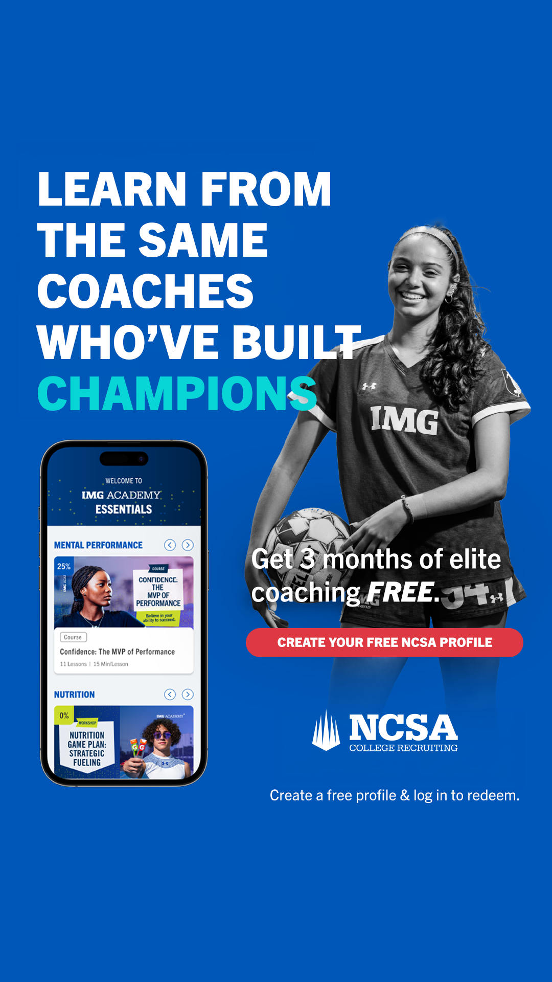 NCSA College Recruiting Facebook ad