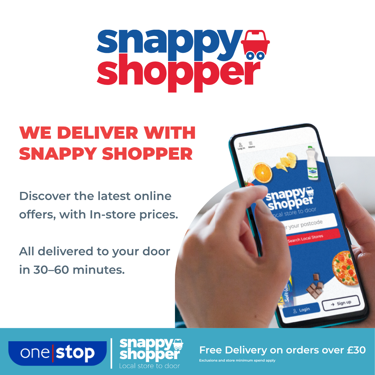 One Stop Facebook ad: Order online now