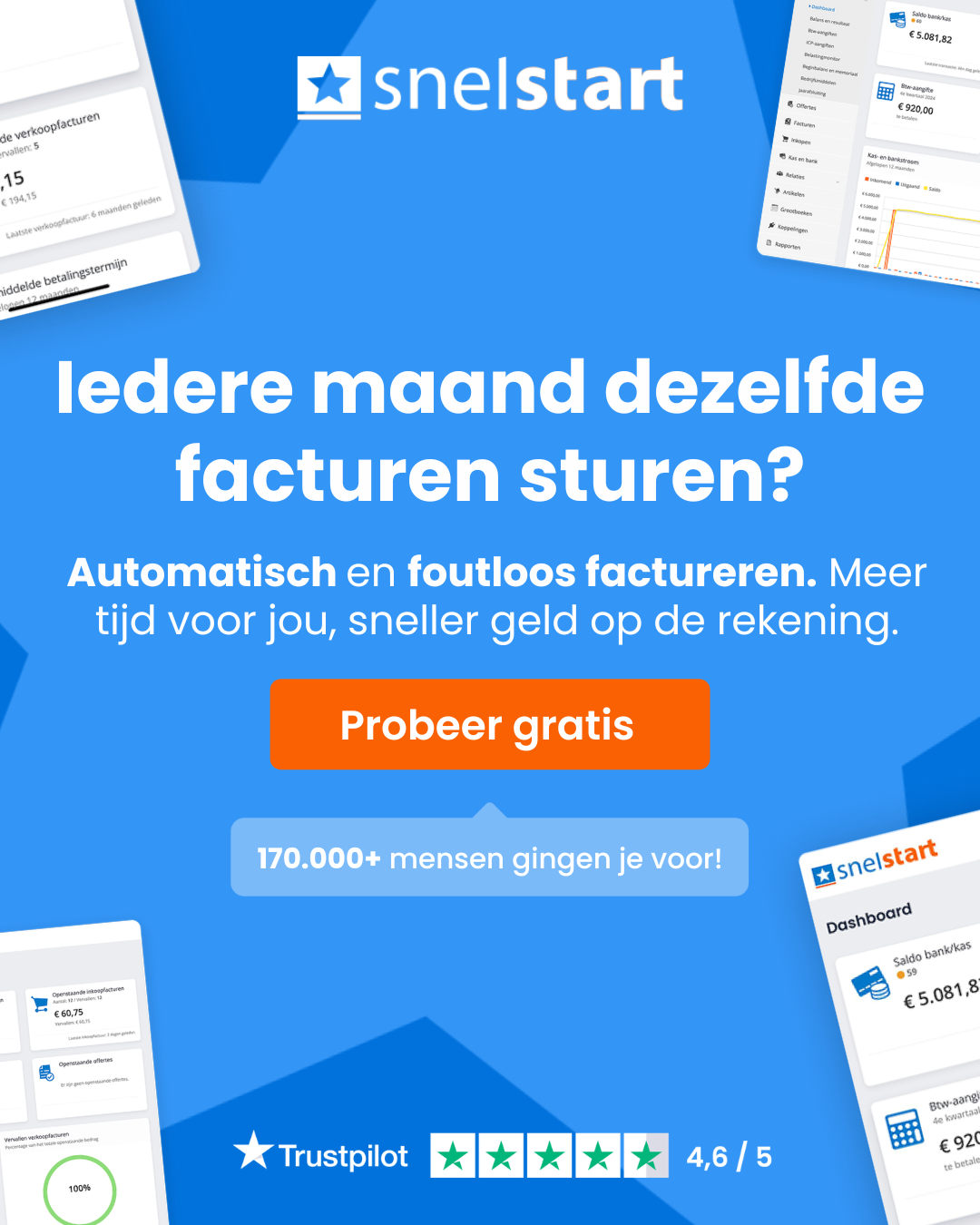 SnelStart Facebook ad