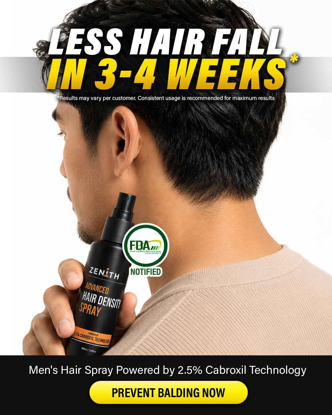 Zenith PH - For Filipino Men's Self Care Facebook ad
