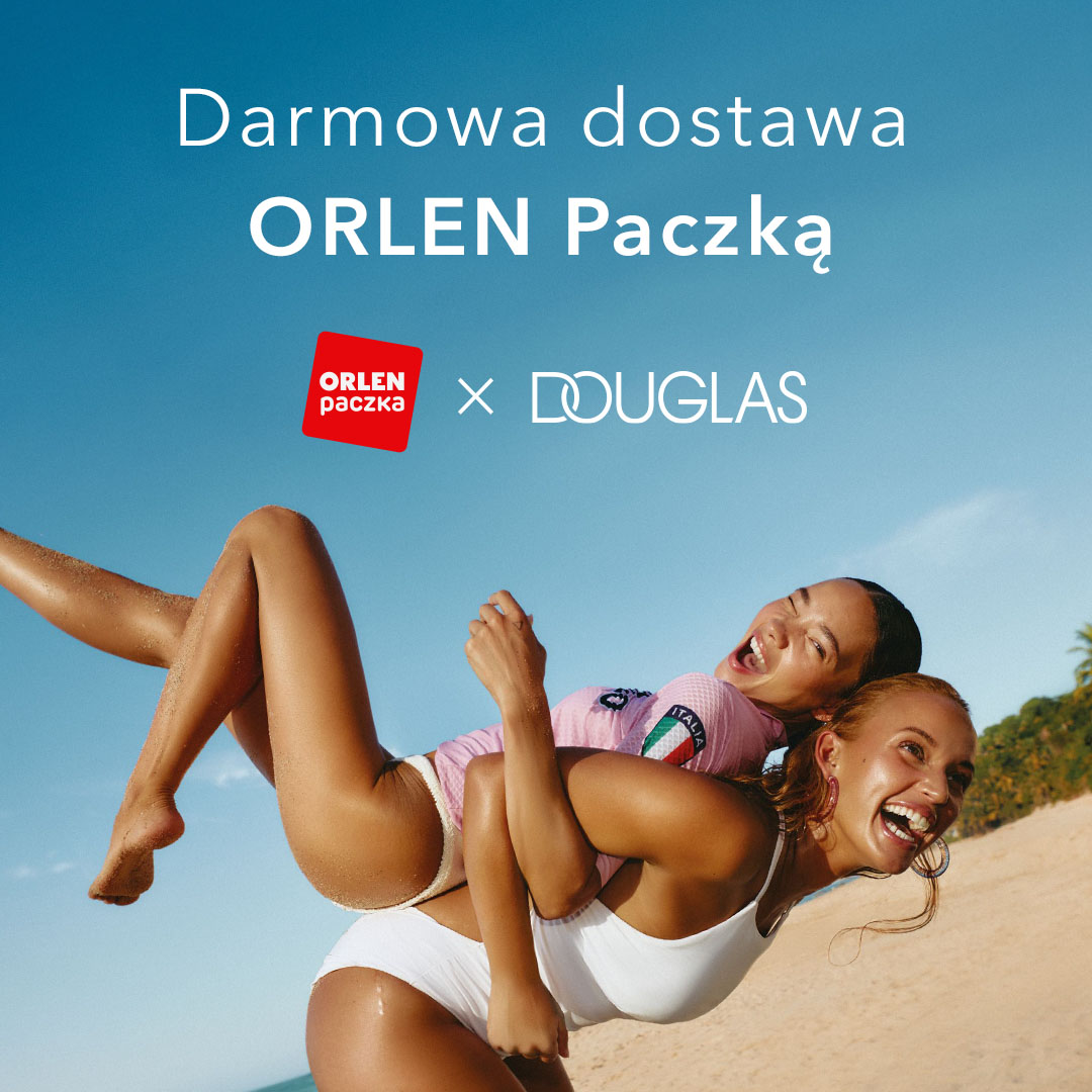 ORLEN Paczka Facebook ad: Darmowa dostawa ORLEN Paczką w DOUGLAS!