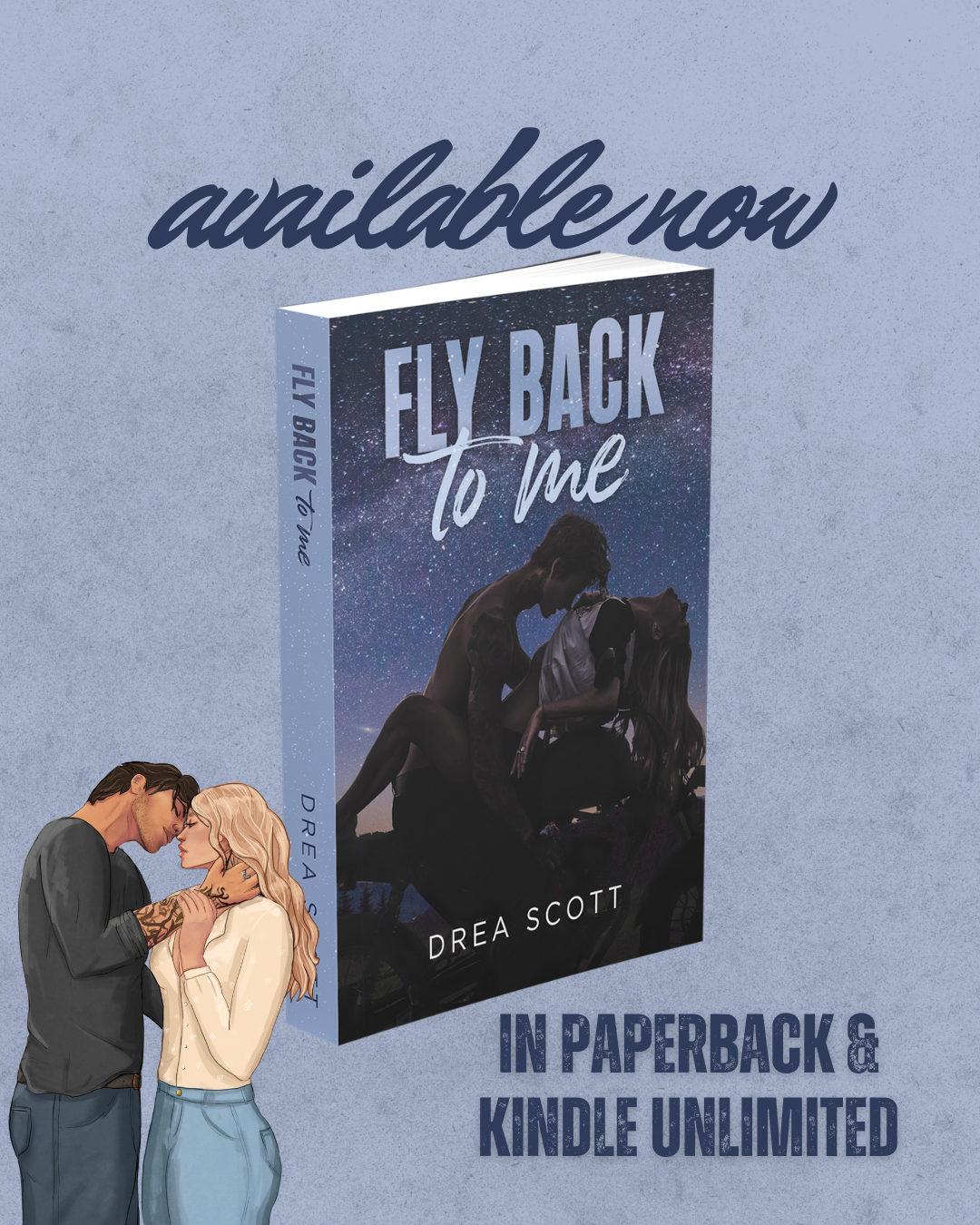 authordreascott Facebook ad: Fly Back To Me is available now!