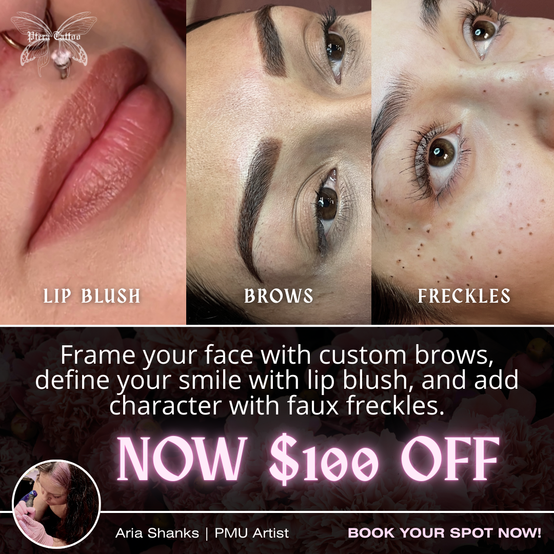 Ptera Tattoo Facebook ad: Secure your appointment before spots are gone!
