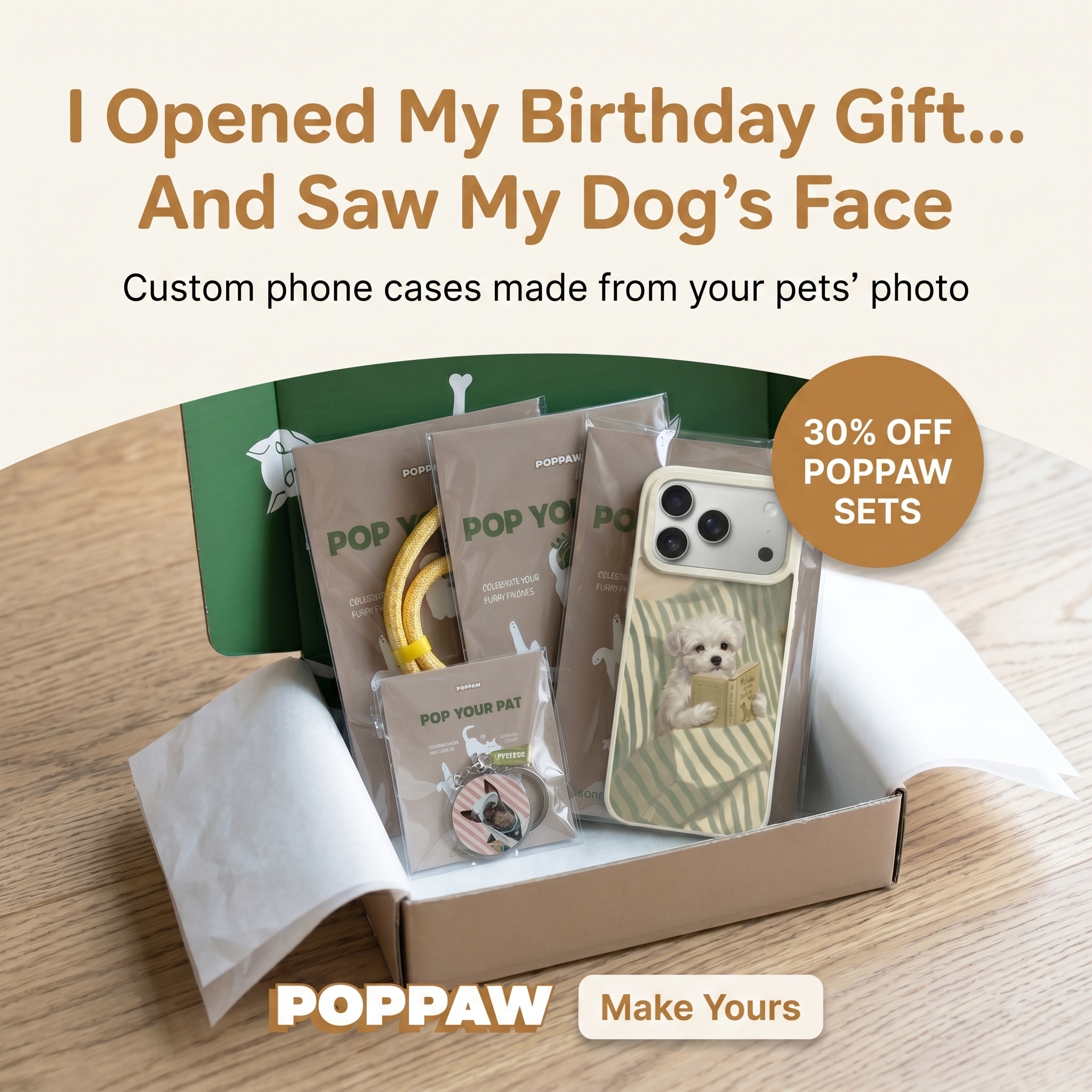 PopPaw Facebook ad: The Perfect Dog Parent Gift
