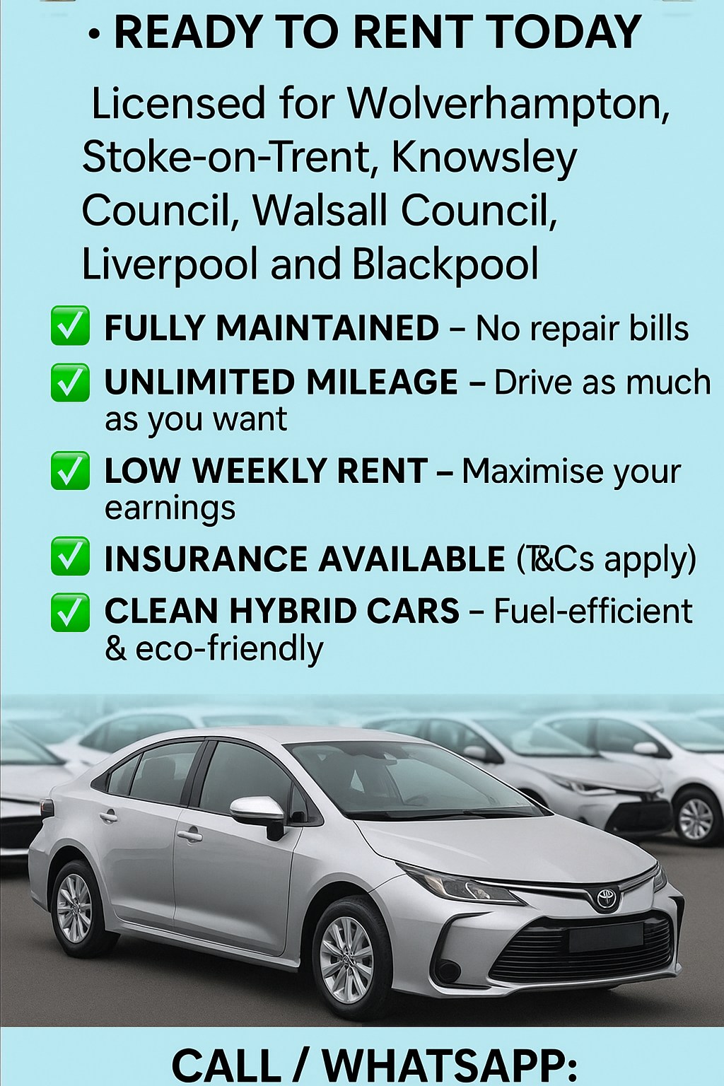 Procar Hire Staff Facebook ad: At ProCar Hire (Staff) Limited, we provide council-plated…