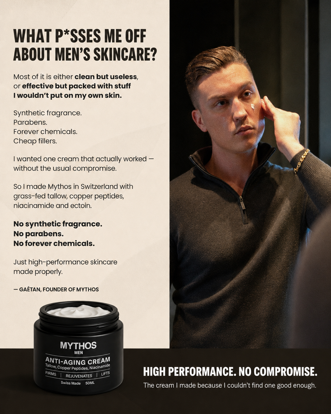 Mythos Men Facebook ad