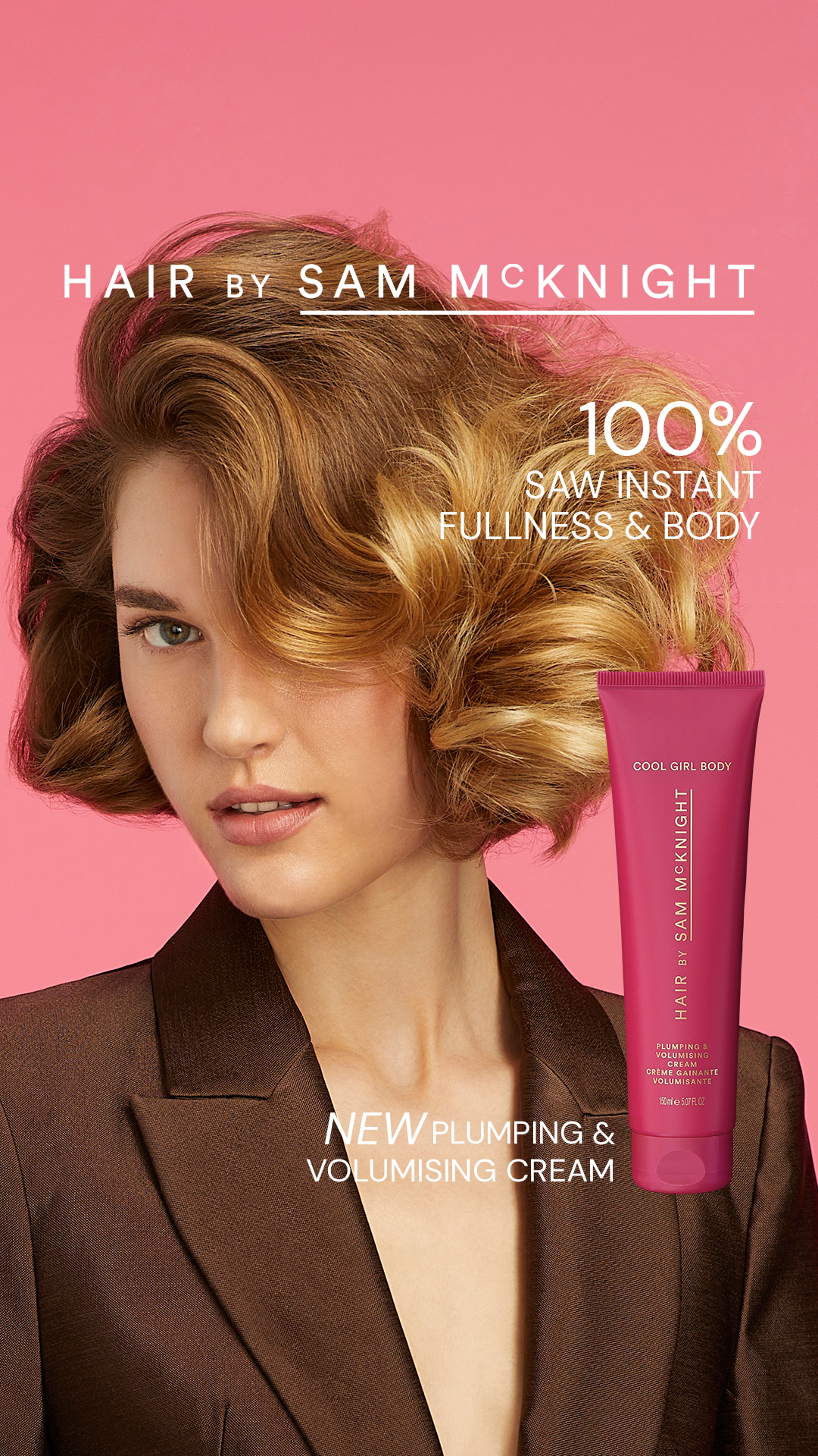 Hair by Sam McKnight Facebook ad