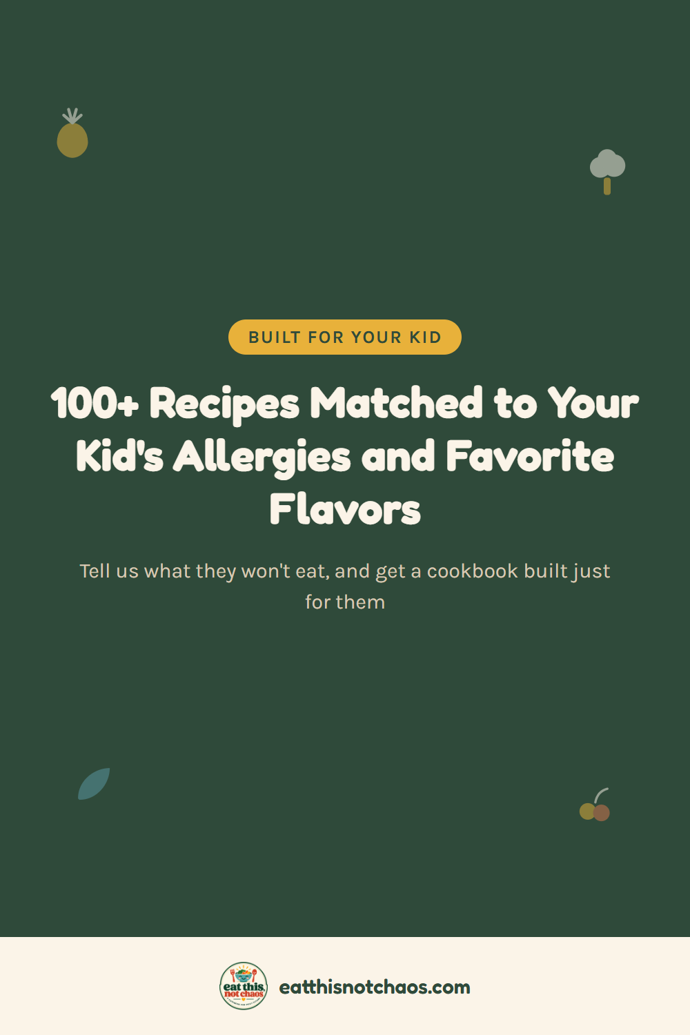 Eat This, Not Chaos Facebook ad: Eat This, Not Chaos | Personalized Recipes & Meal Plans…