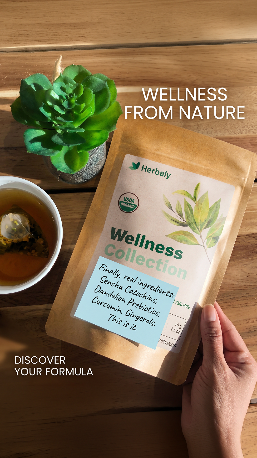 Herbaly Facebook ad