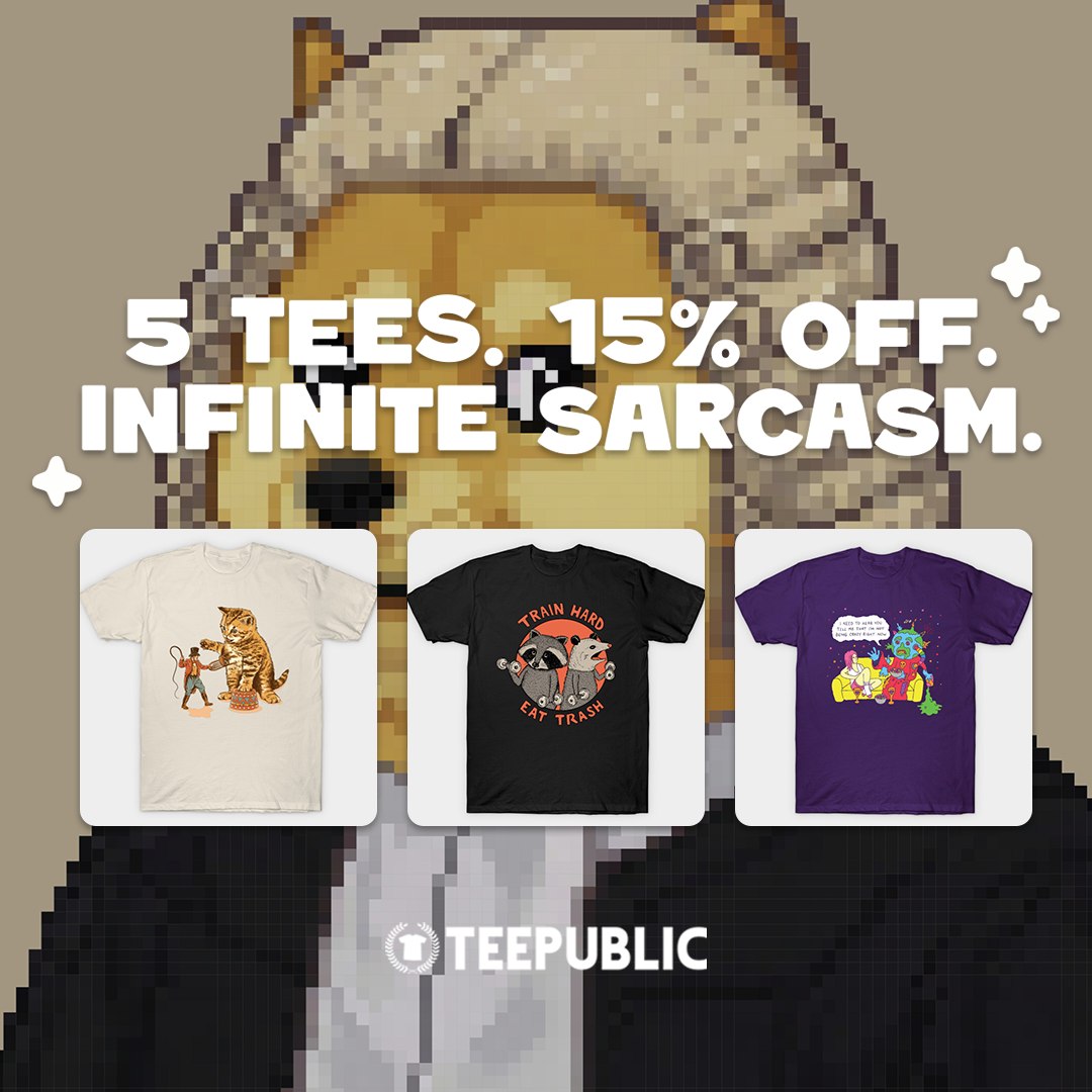 TeePublic.com Facebook ad
