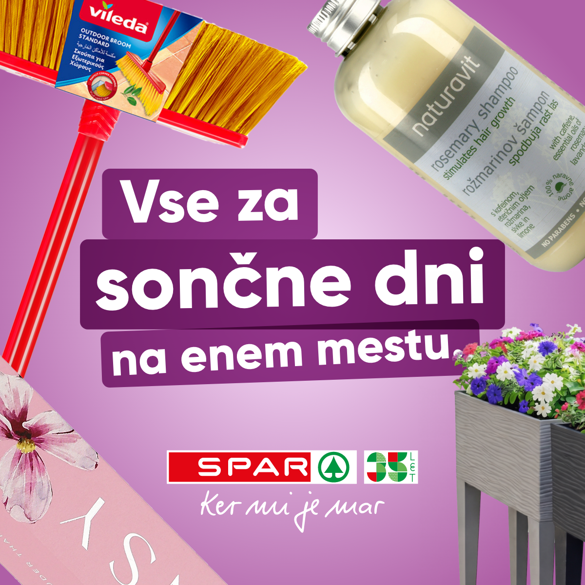 Spar Slovenija Facebook ad: Lahkotni dnevi na soncu?
