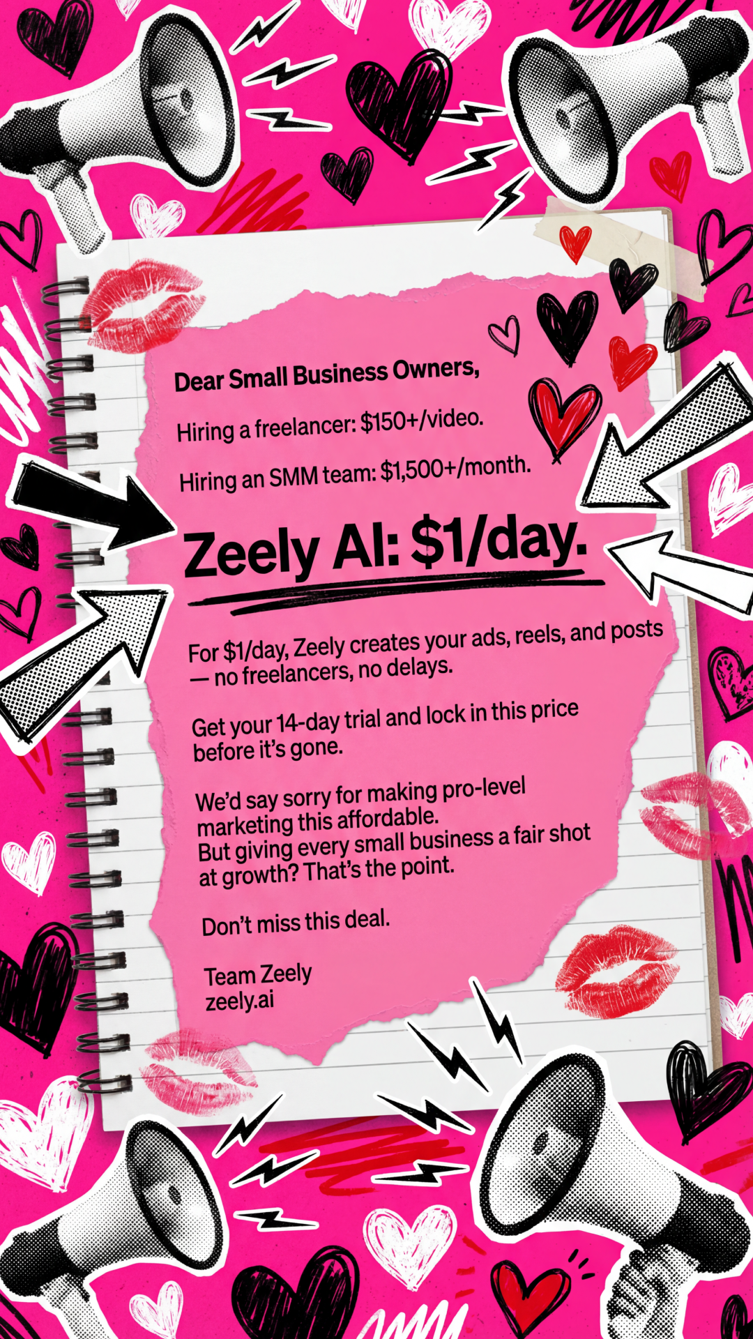 Zeely Facebook ad