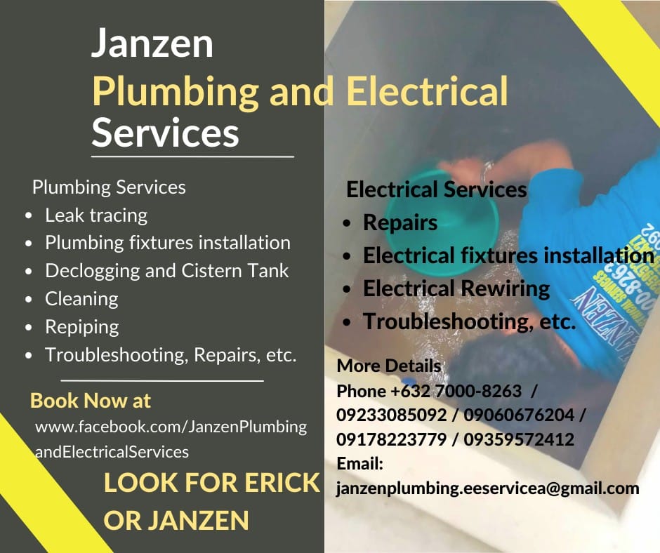 Jan-Zen Plumbing and Electrical Services Facebook ad: We are your friendly Home Squad Heroes!