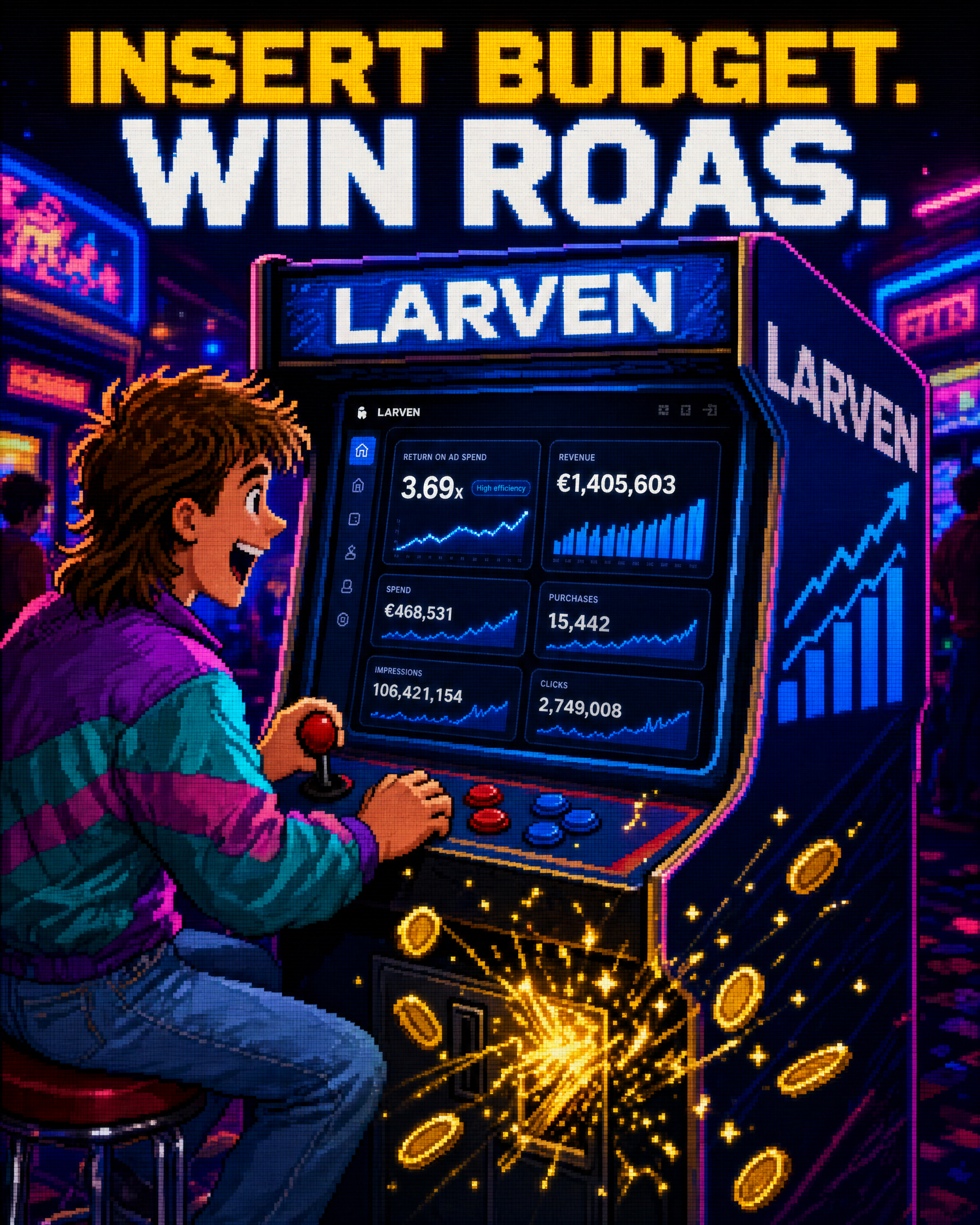 Larven AI Facebook ad