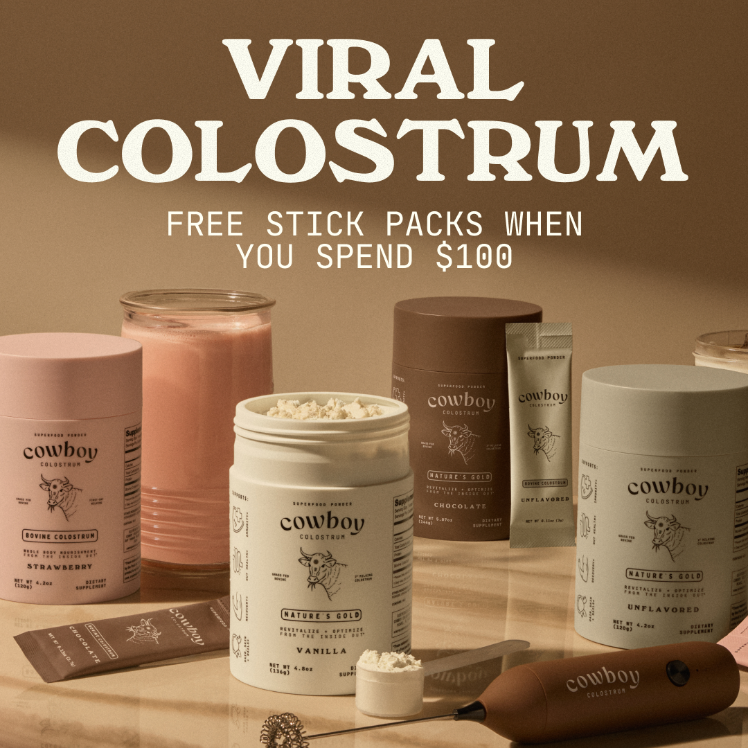Cowboy Colostrum Facebook ad