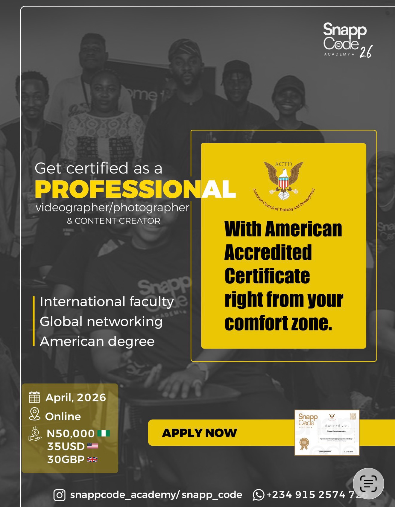 SnappCode Facebook ad: How we Made our First ₦1,000,000 From Content…