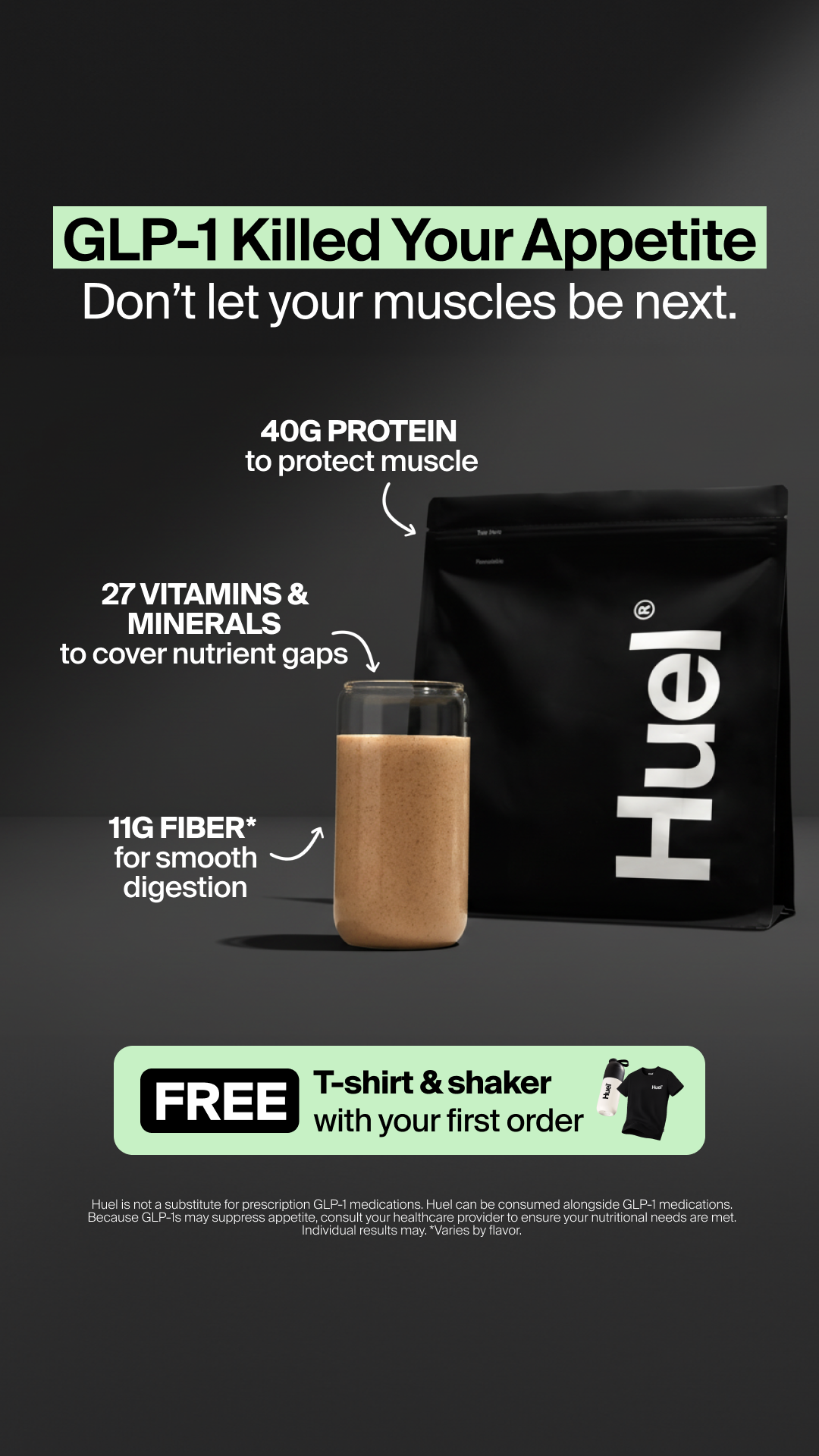 Huel Facebook ad