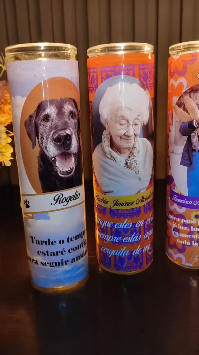 Yoko Transfer Facebook ad: VELADORAS PERSONALIZADAS