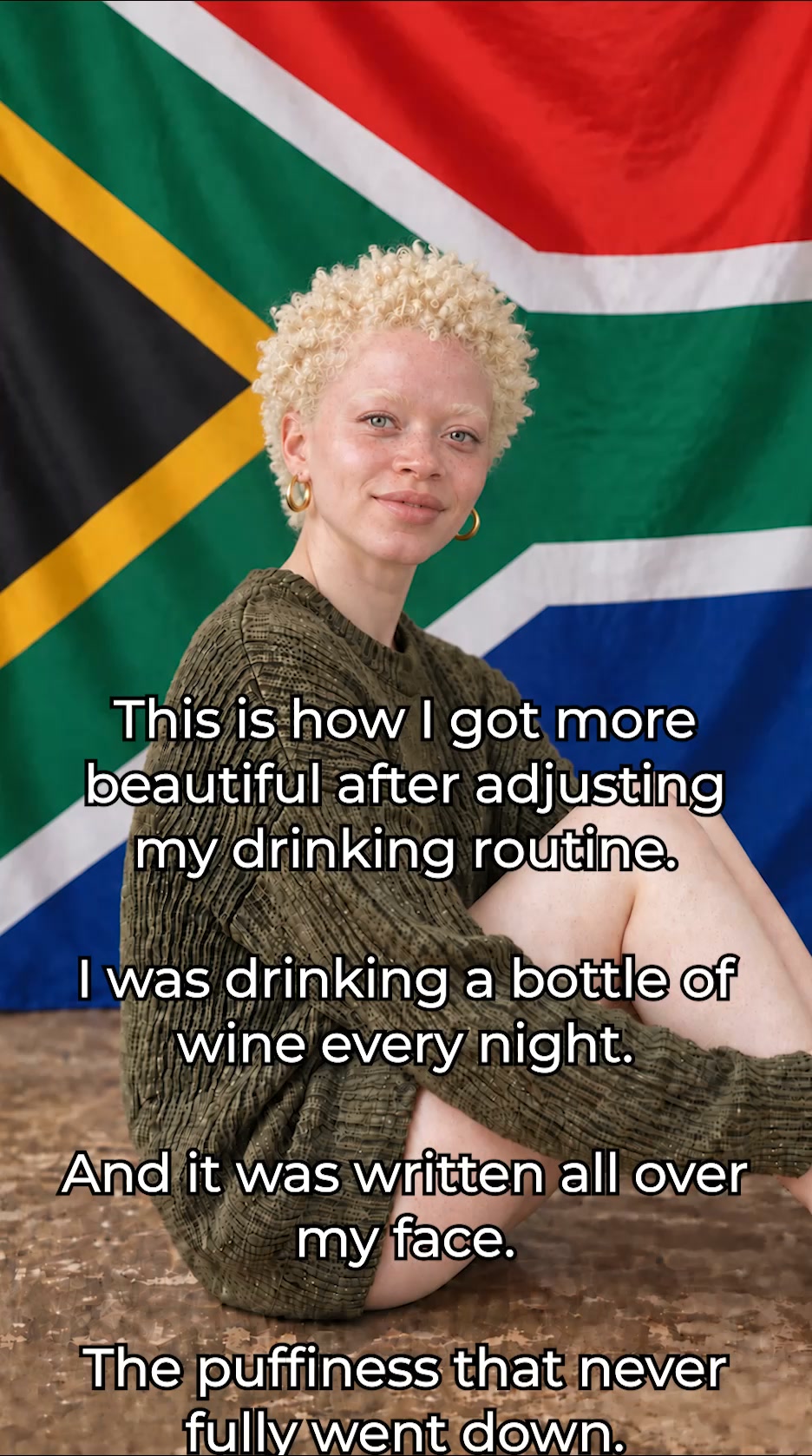 Mindful Drinking Community Facebook ad: 82% less alcohol in 30 days