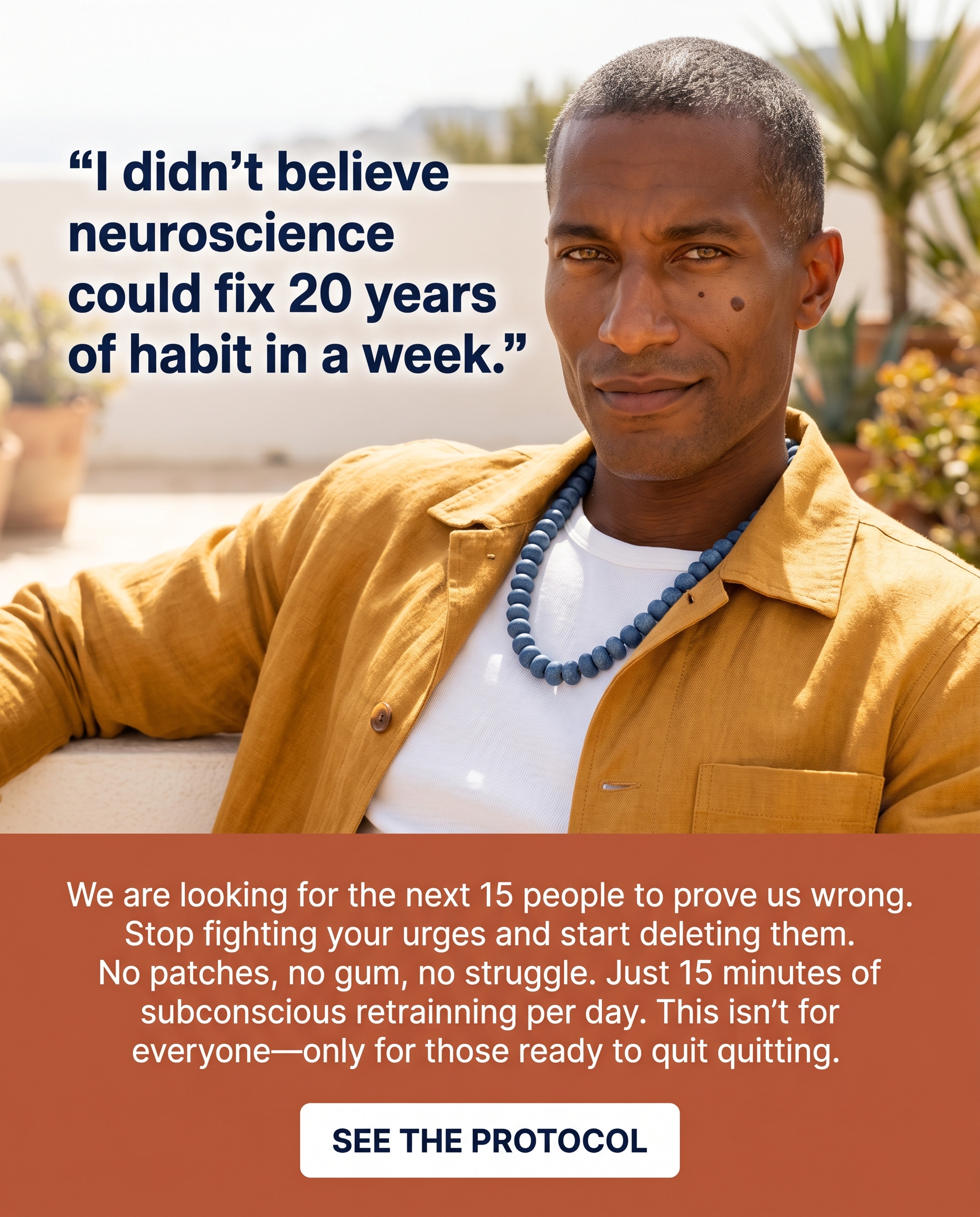Hypnosis to Stop Smoking Facebook ad