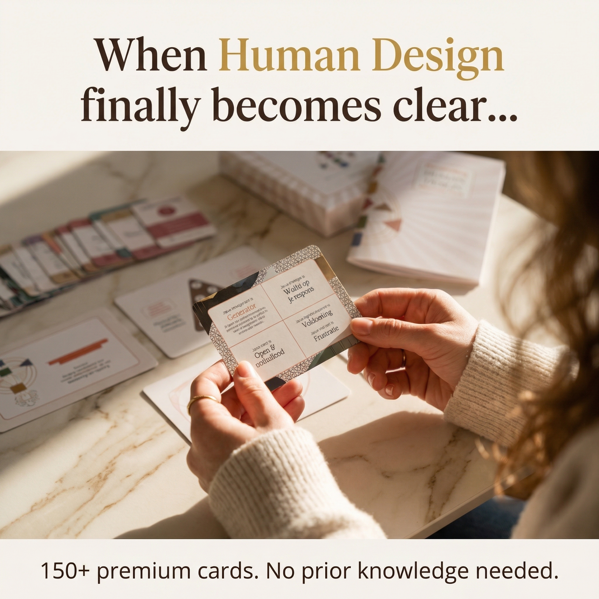 Humandesigncards Facebook ad