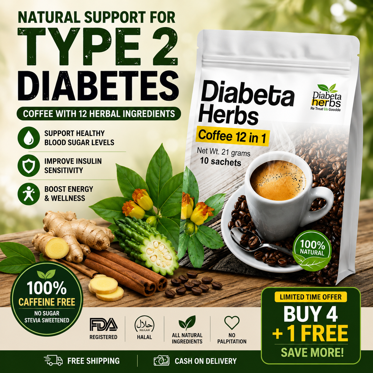 Diabetaherbs - MAIN STORE Facebook ad