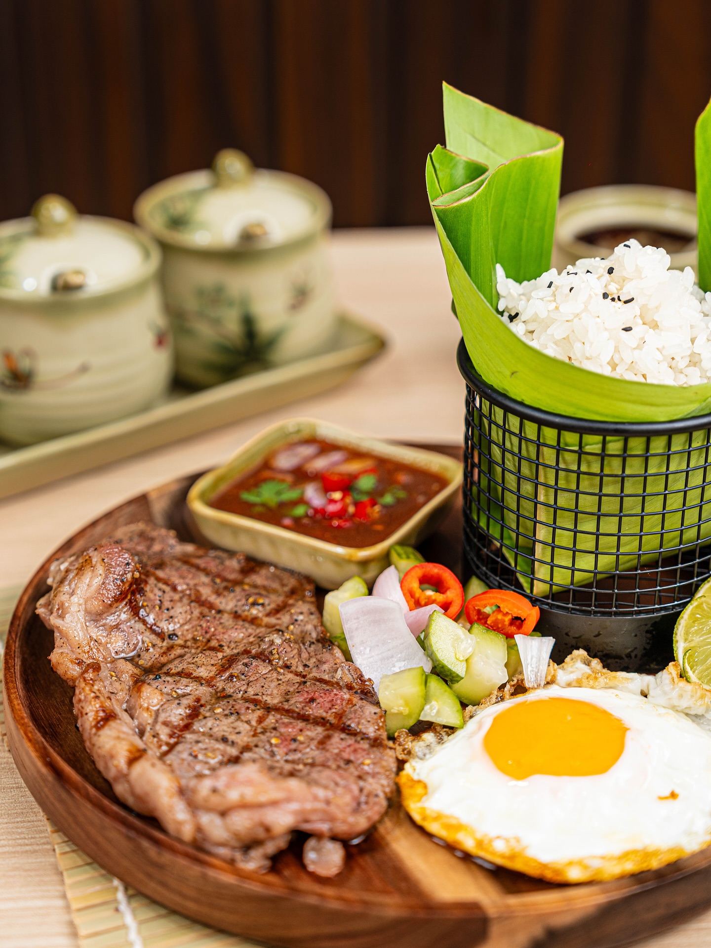 Vietnamese Special Restaurant Facebook ad: Chargrilled Australian Beef on Sticky Rice